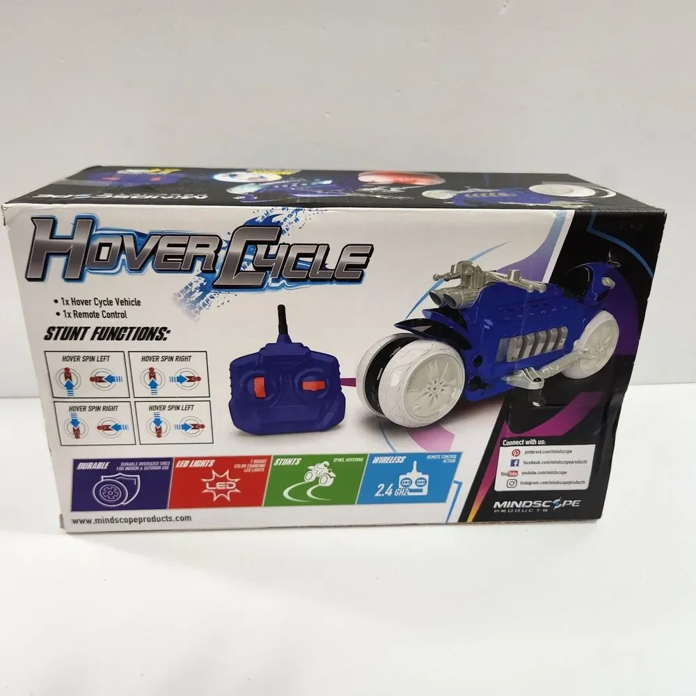 Mindscope Products Blue Hover Cycle. Stunts, Sidewinding, Durable